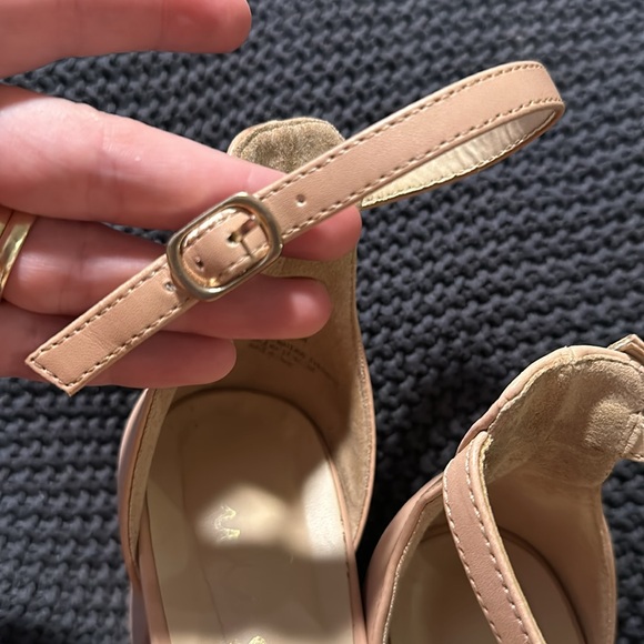 S5 - Lulus pink: tan Harper almond ankle strap heel size 7 - Picture 9 of 14
